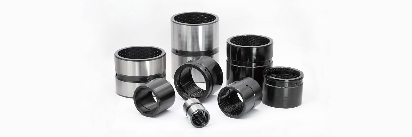 High-performance steel self-lubricating bearings